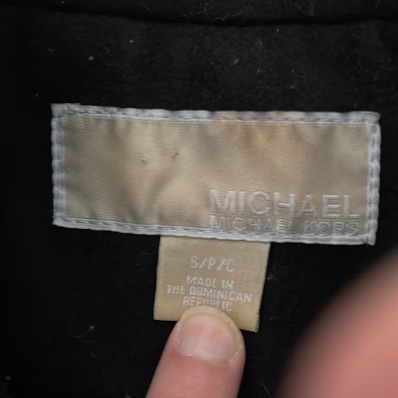 Michael Kors women’s black pea coat size S - Picture 7 of 14